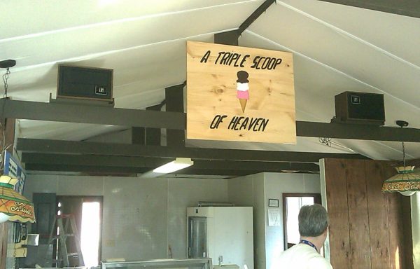 Ice Cream Shop Sign 2