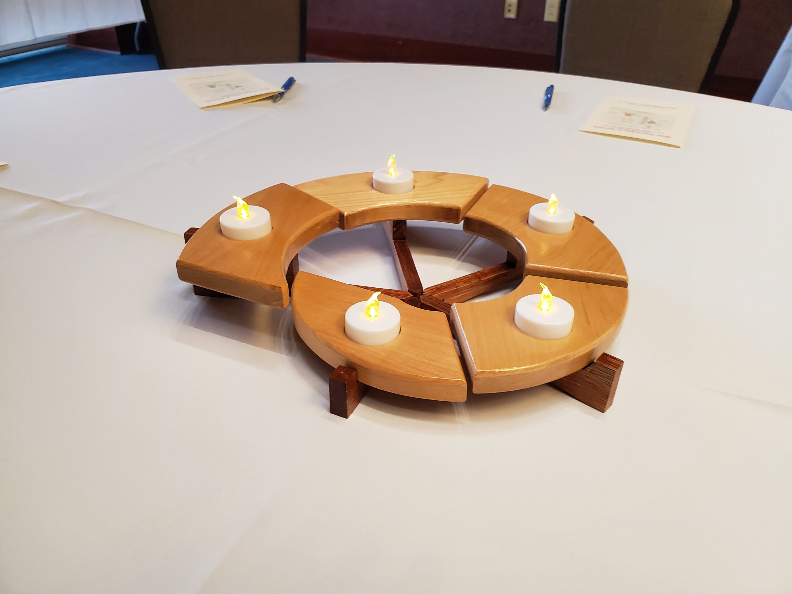 Tealight Candle Centerpiece