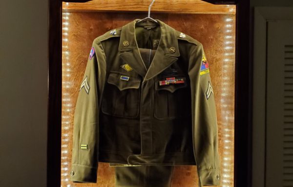 Shadow Box for WWII Uniform