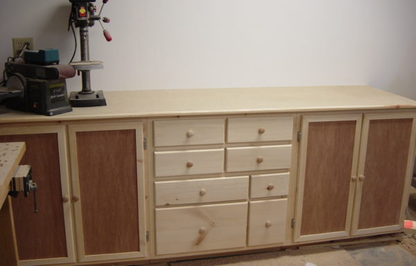 Woodshop cabinets 2